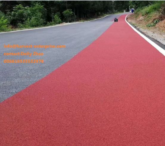 Chống trượt màu tại lối vào đường cao tốc